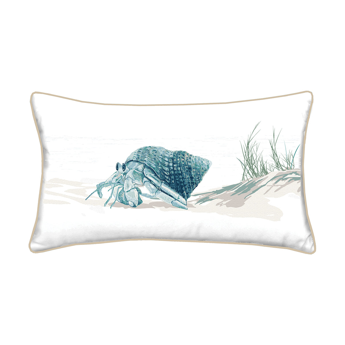 Hermit Crab Indoor Outdoor Lumbar Pillow
