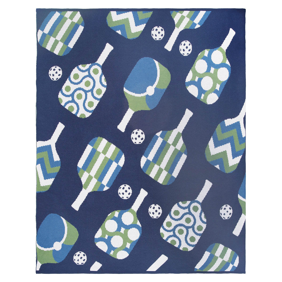 Game, Set, Nap Knit Indoor Outdoor Throw