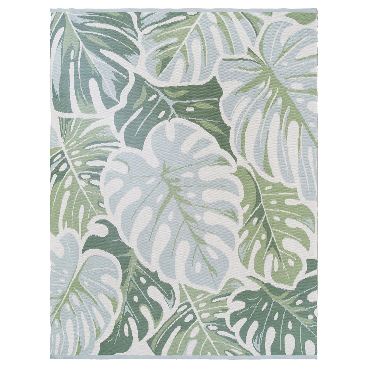 Monstera Knit Indoor Outdoor Throw
