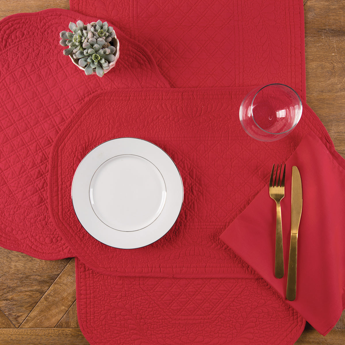 Red Table Linens