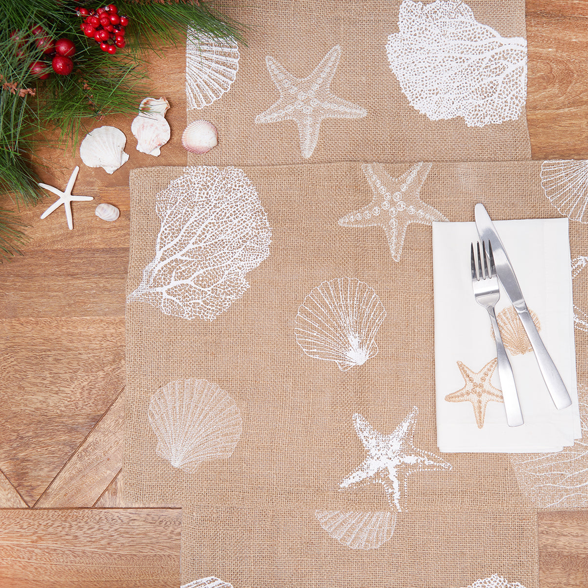 Sandy Coast Table Linens