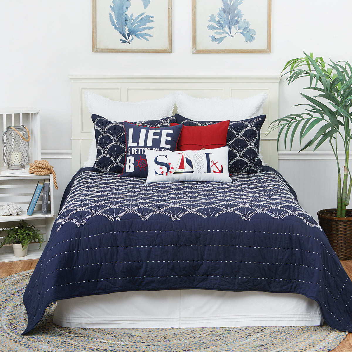 Scallop Quilt Set