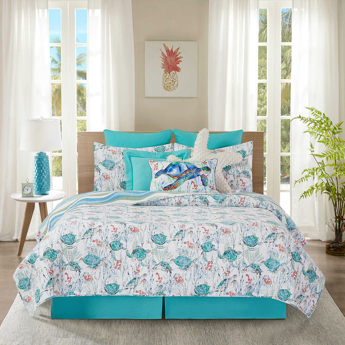 Sea Turtle Cove Quilt Set