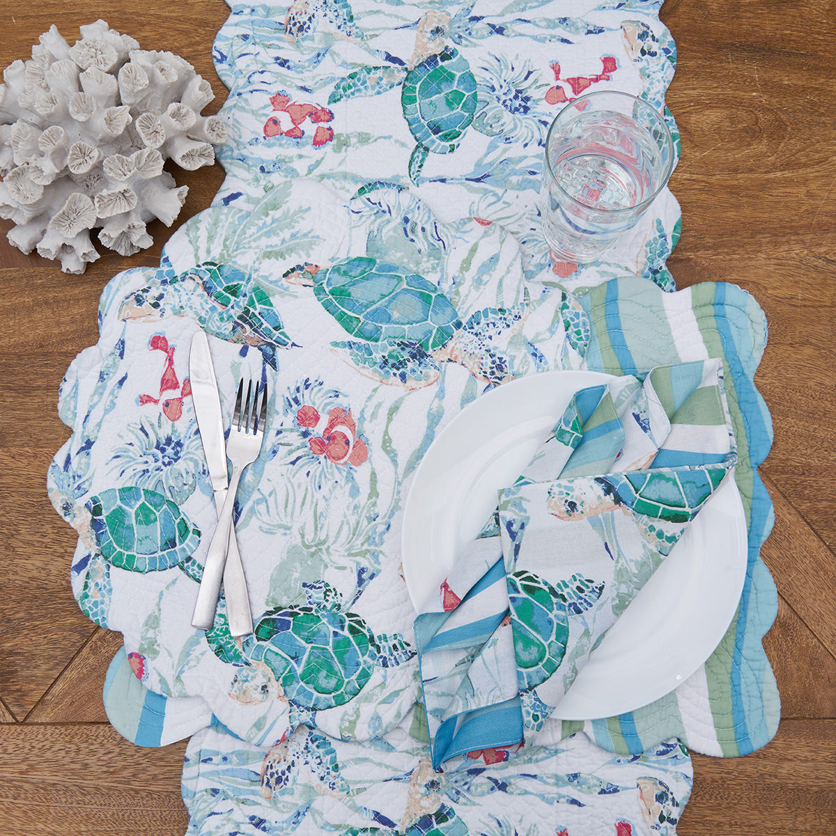 Sea Turtle Cove Table Linens