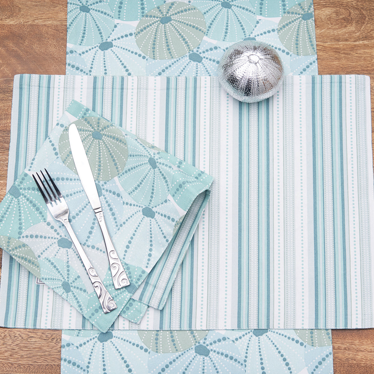 Sea Urchin Shores Table Linens