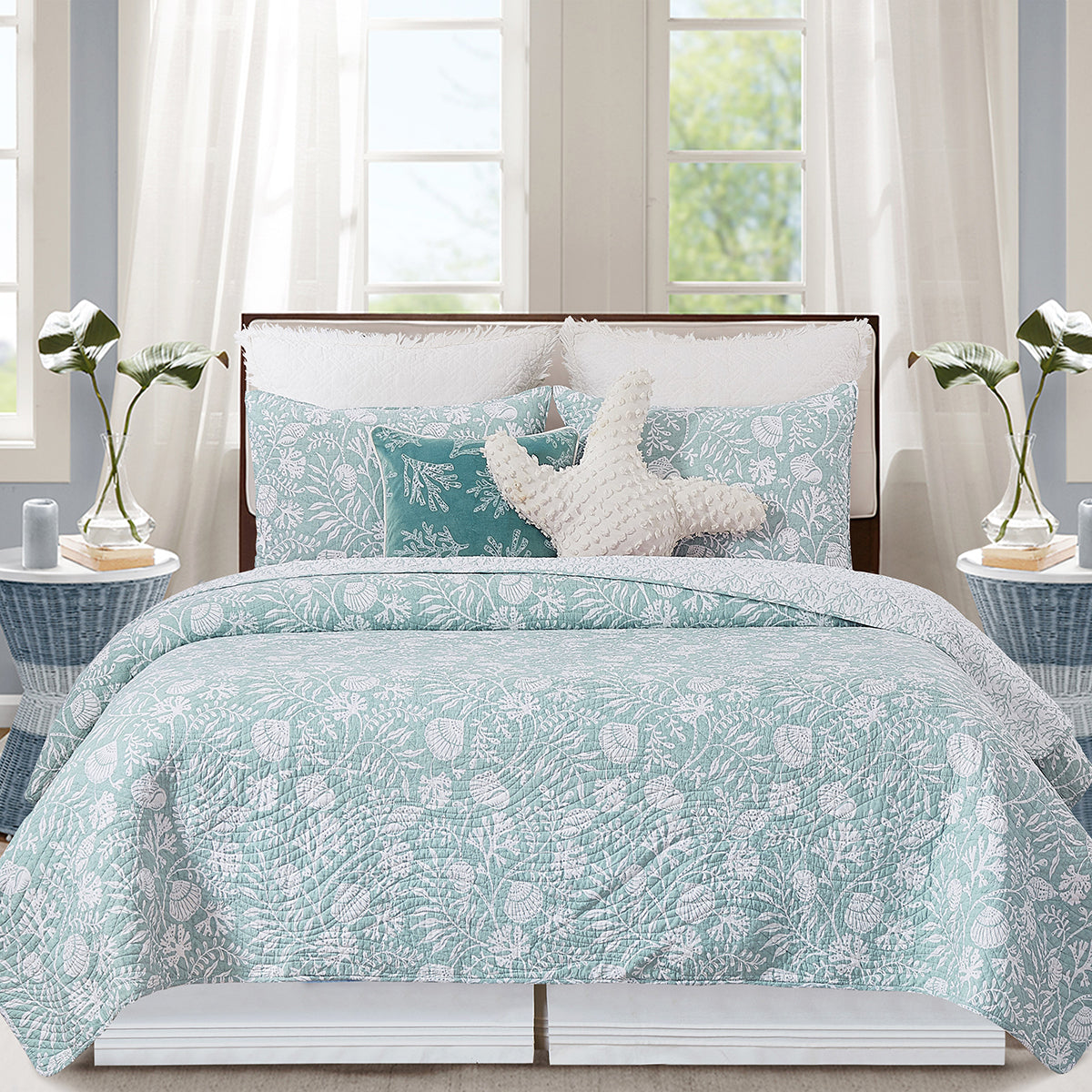 Seafoam Reef Quilt Set