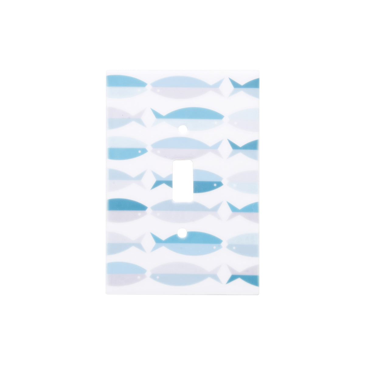 Seaglass Fish Switchplate