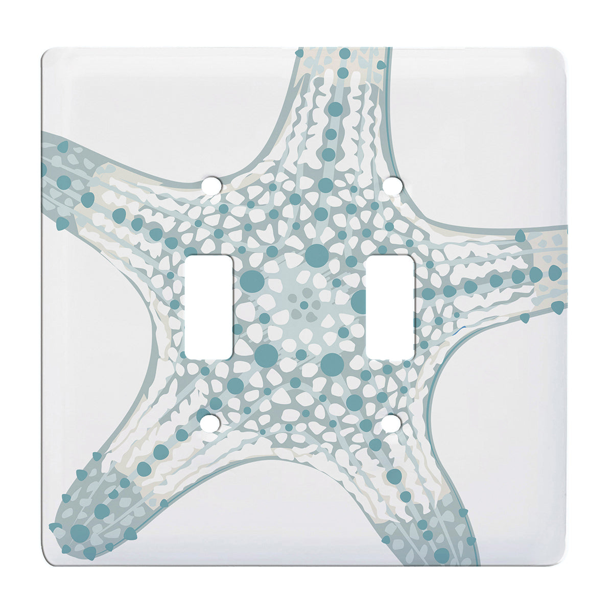 Seaglass Starfish Switchplate