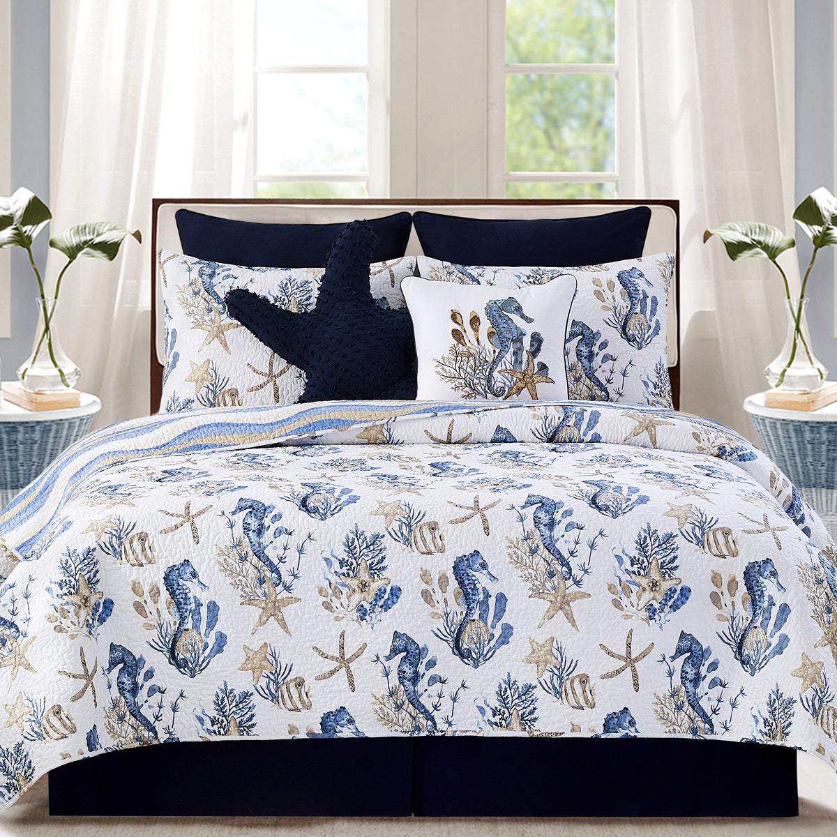 Seahorse Sands Quilt Set