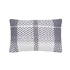 grey geometric and chevron indoor outdoor pillow