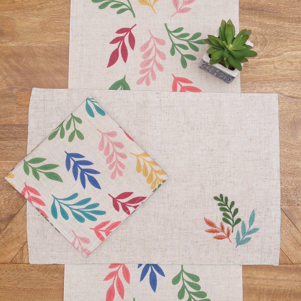 Springtime Blooms Table Linens