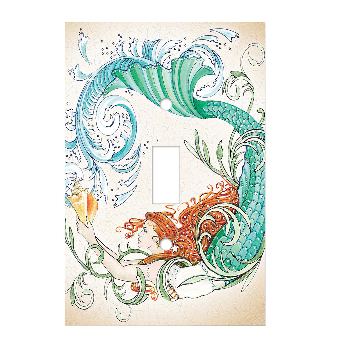Vintage Mermaid Switchplate
