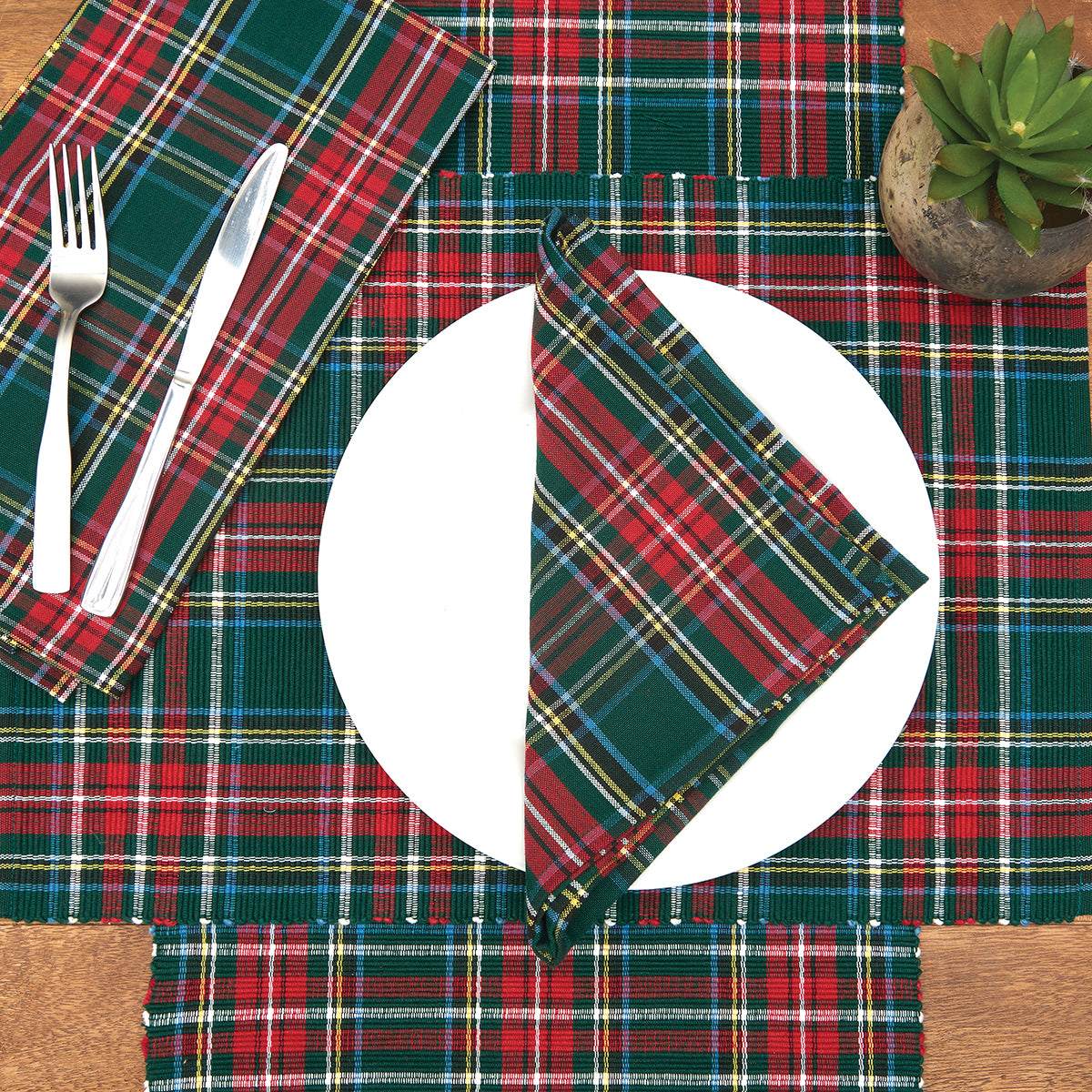 Weston Plaid Table Linens