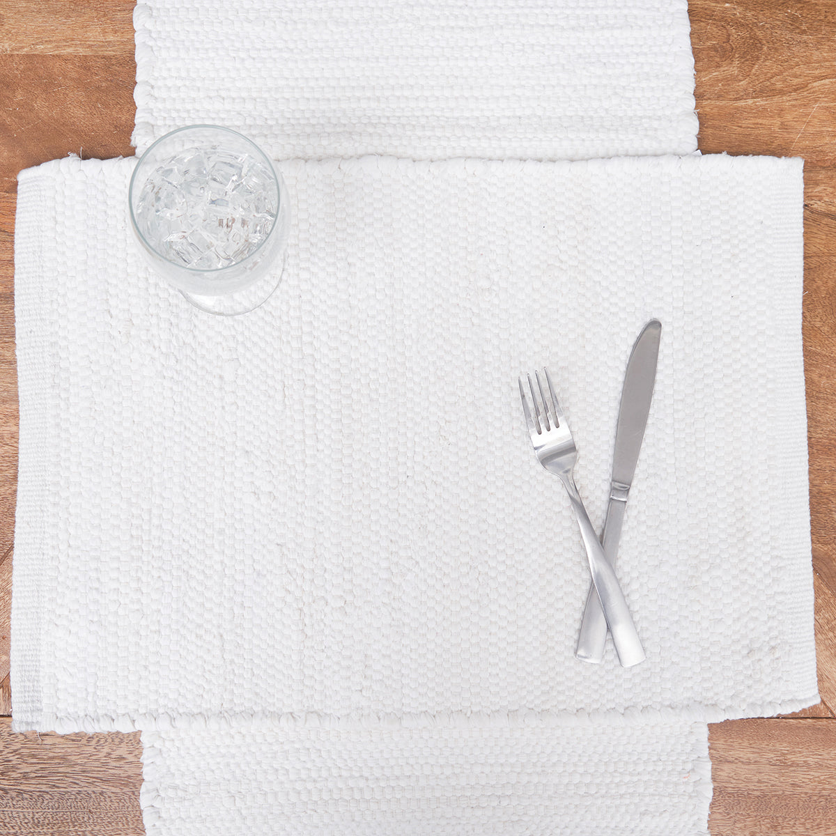 White Chindi Table Linens