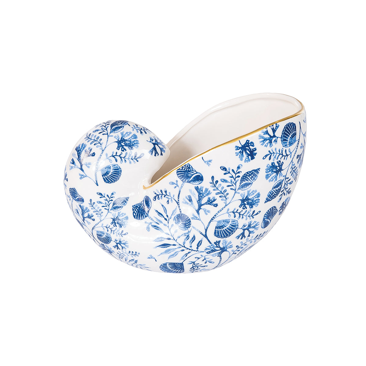 Chinoiserie Nautilus Shell Container