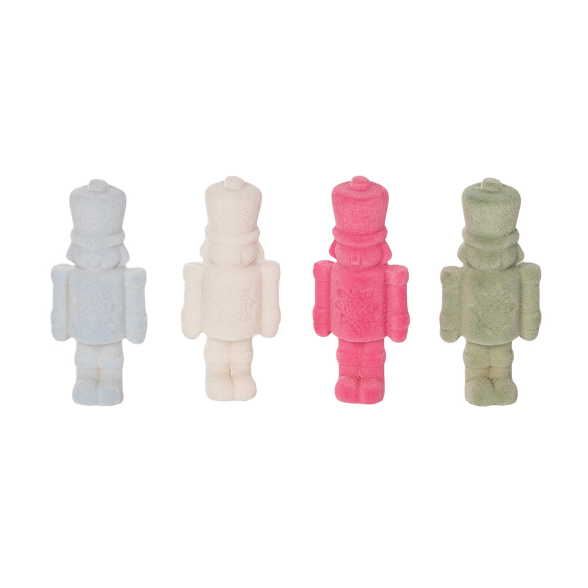 Flocked Nutcracker In Box, Set of 12
