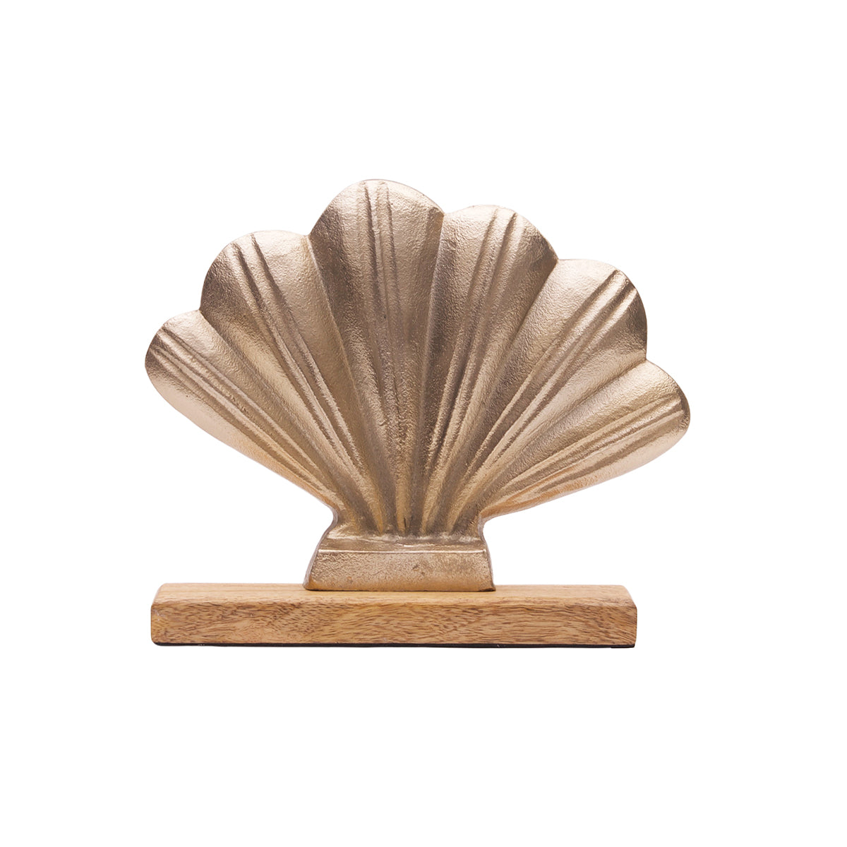 Metal Fan Shell Figure