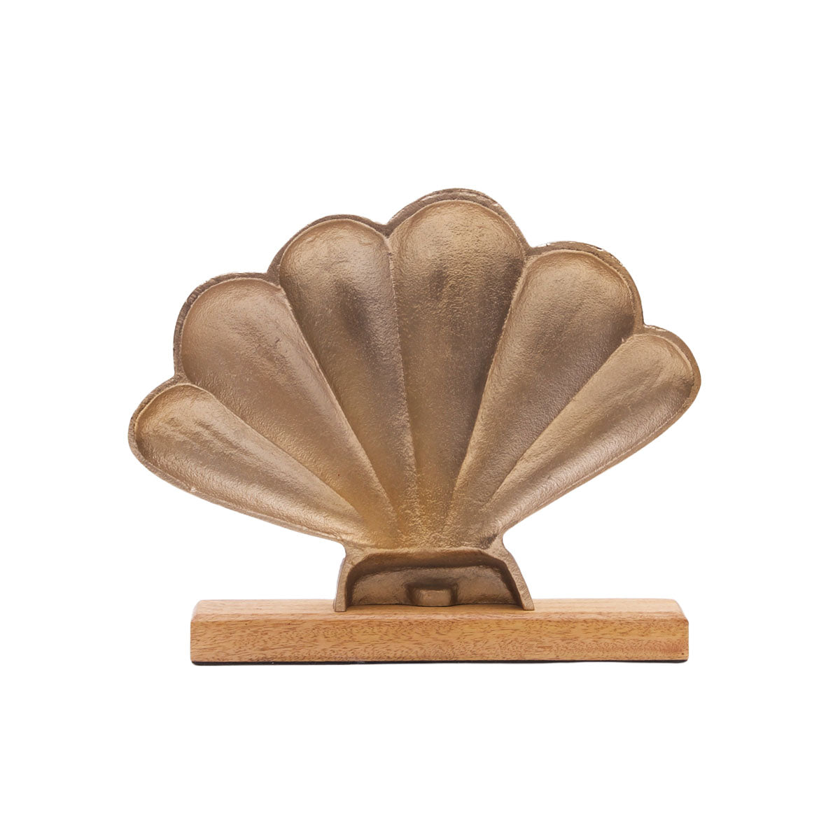 Metal Fan Shell Figure