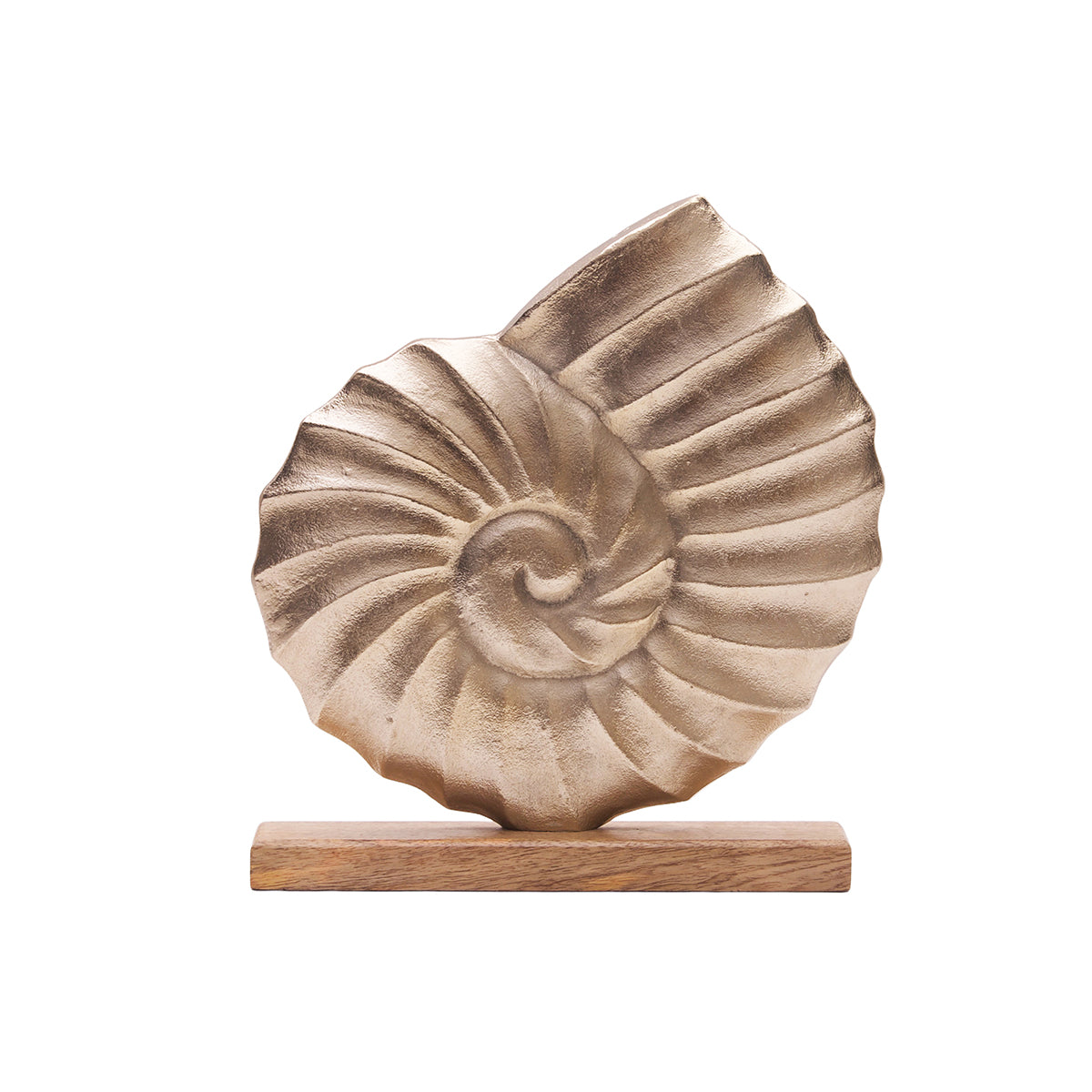 Metal Scallop Shell Figure