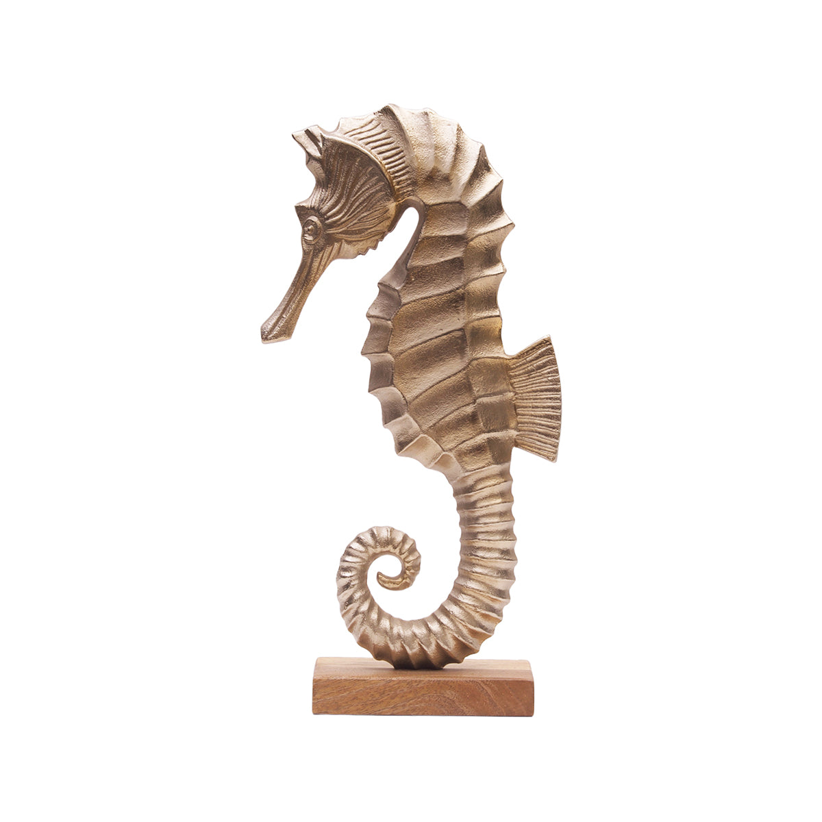 Metal Seahorse Figure