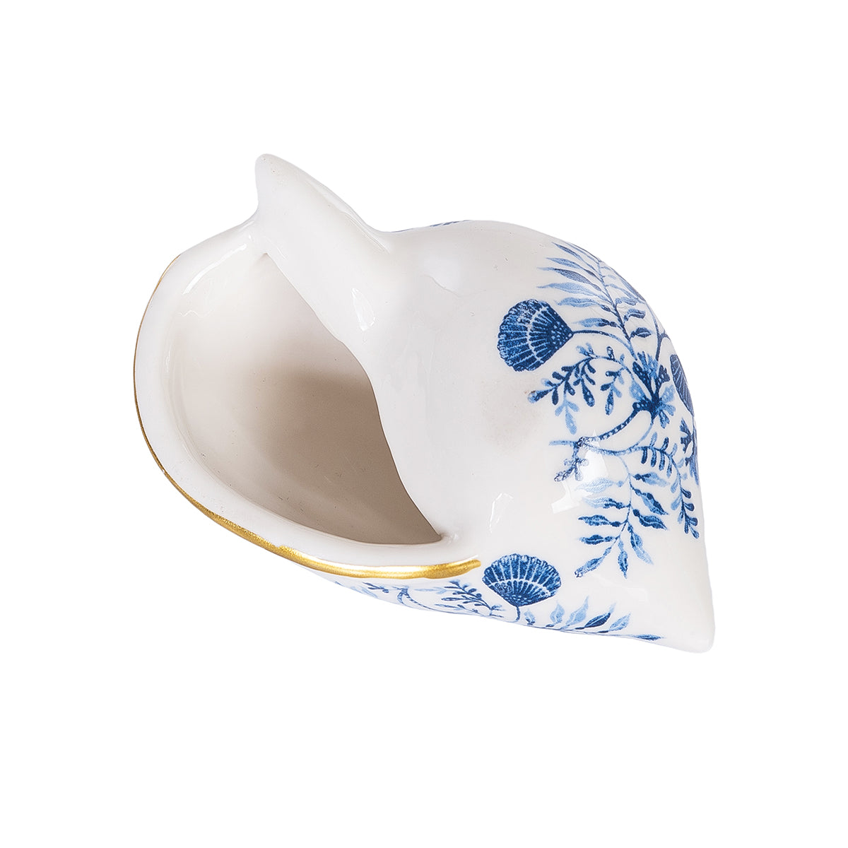 Chinoiserie Scotch Bonnet Shell Figure