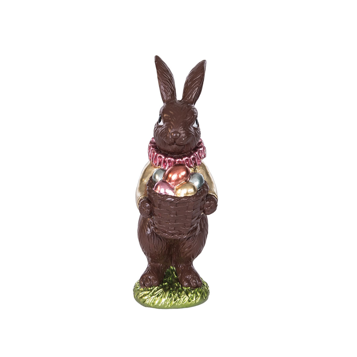 Dark Chocolate with Eggs Bunny Figure