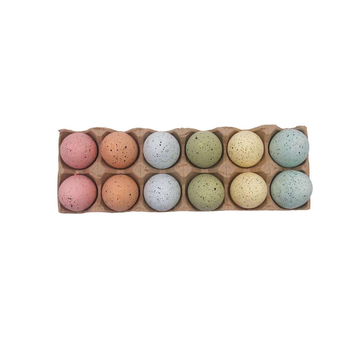 One Dozen Colored Eggs