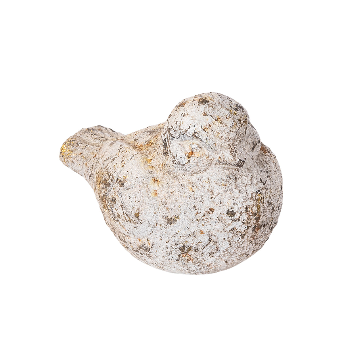 Vintage White Cement Bird