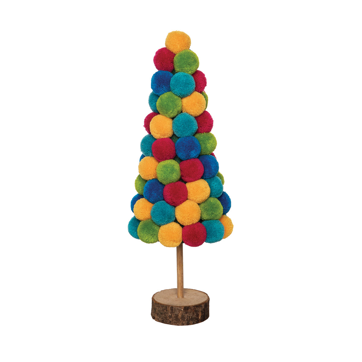 14 in. Boho Pom Pom Tree