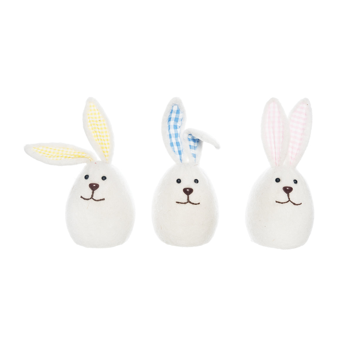 Egg Bunnies Figurine, Asst. of 3