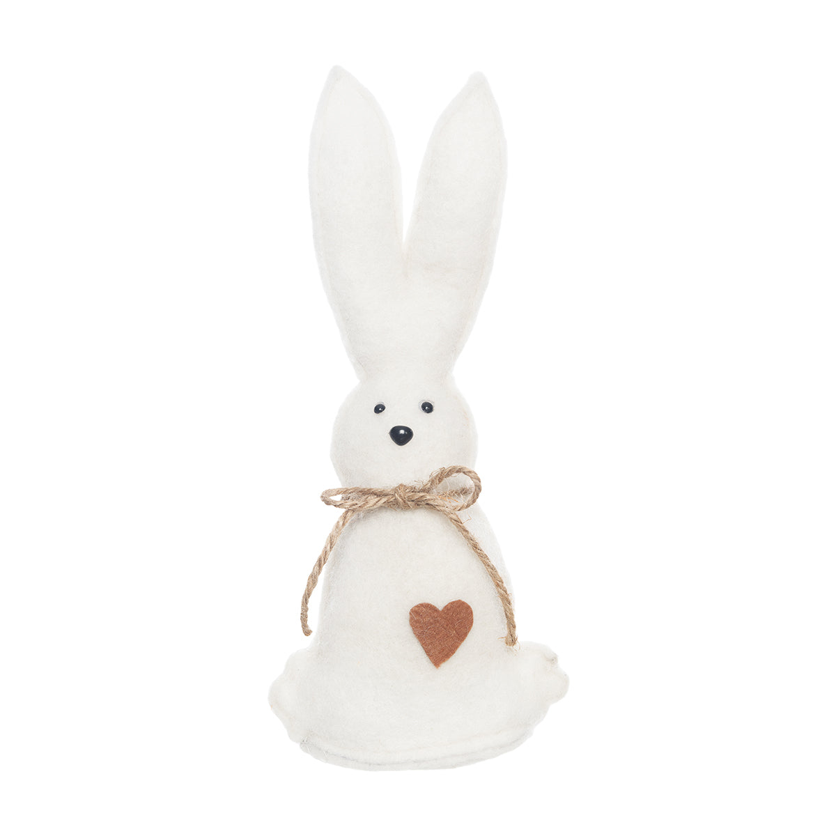 Standing Fluffy Bunny Figurine