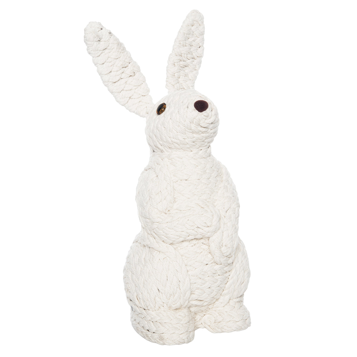 Large Woven Rabbit Figurine