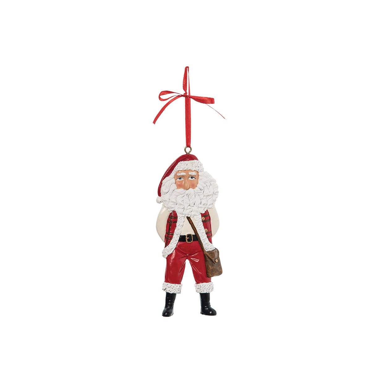 North Woods Santa Ornament