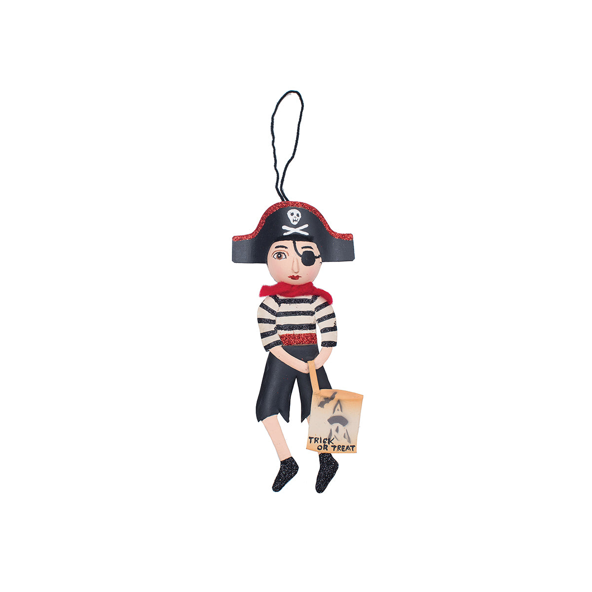 Jogger Pirate Tin Ornament