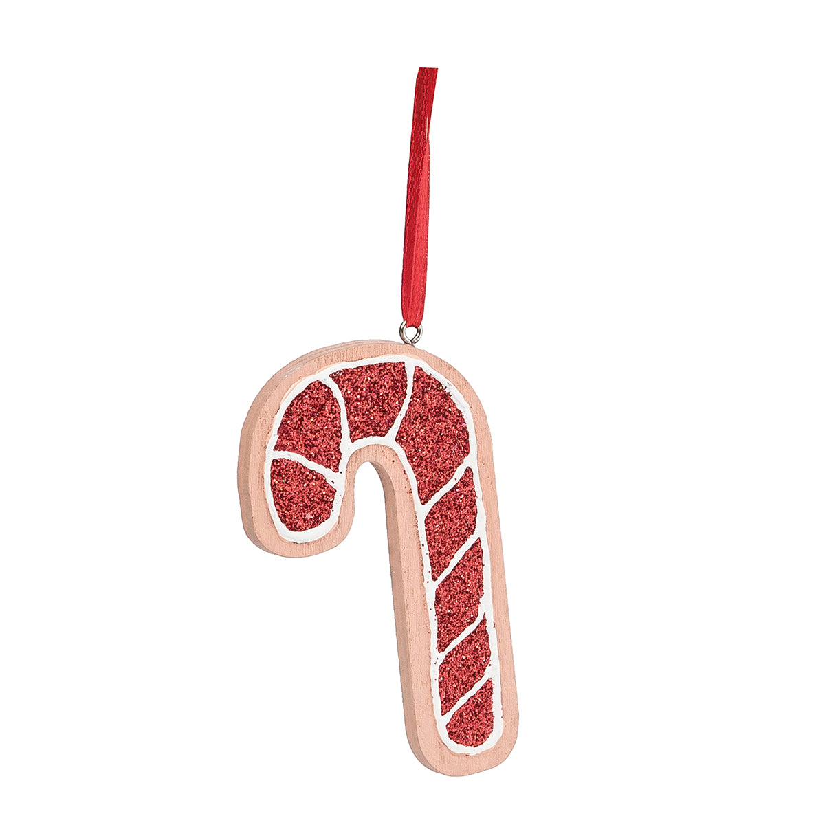 Gingerbread Candy Cane Ornament