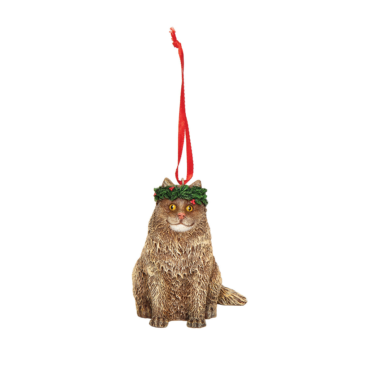 Cat Flower Ornament