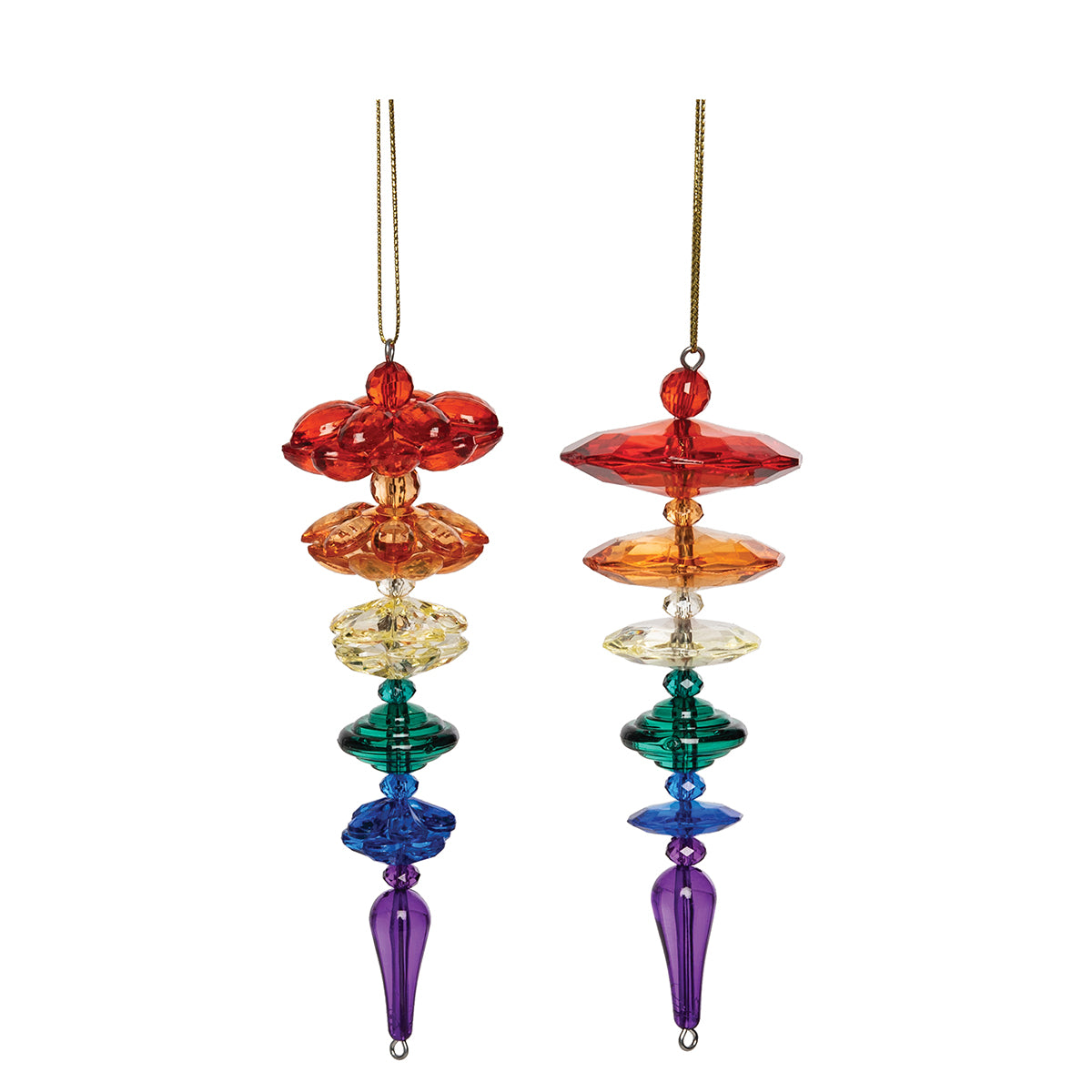 Multi Color Drop Ornament