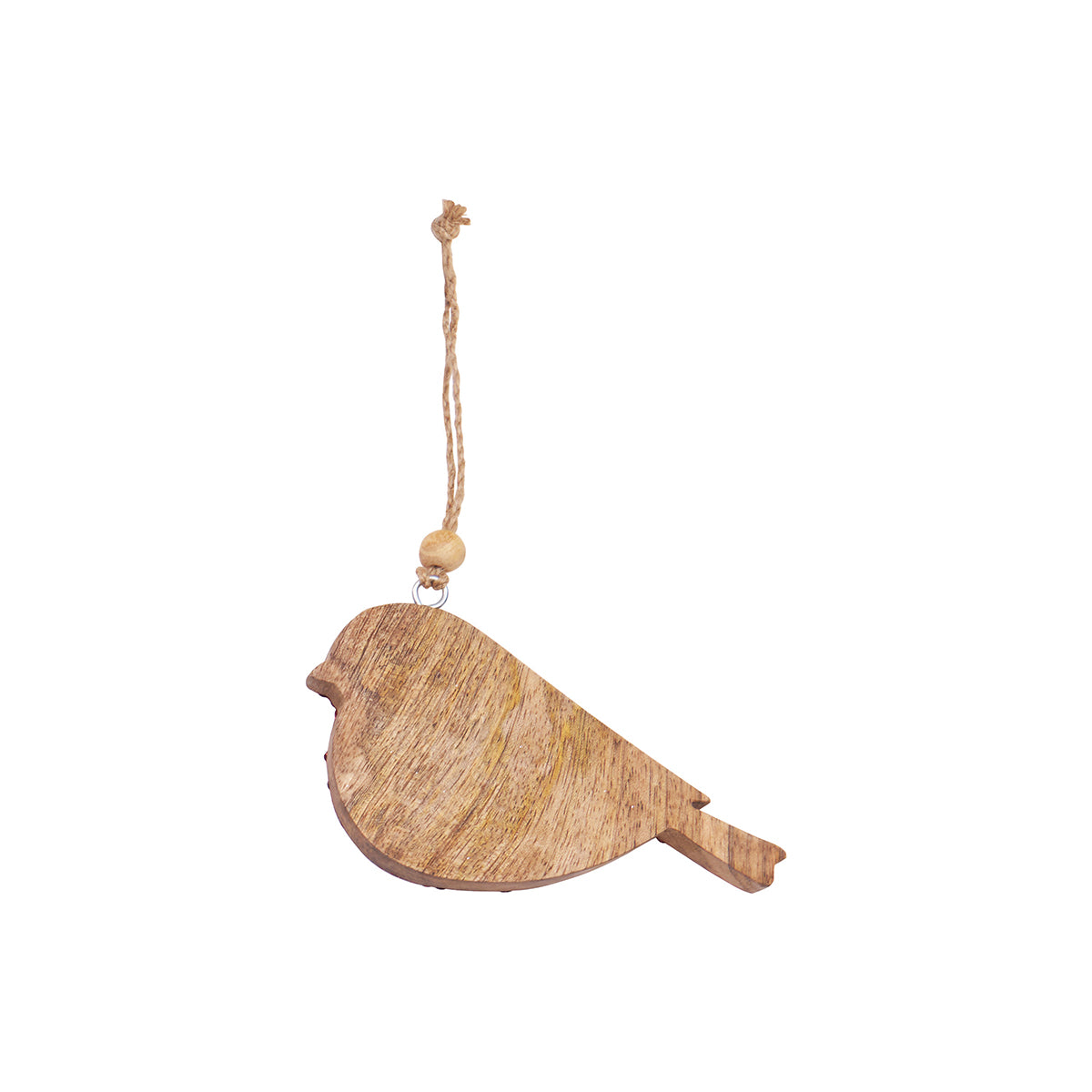 Red Sequin Bird Ornament
