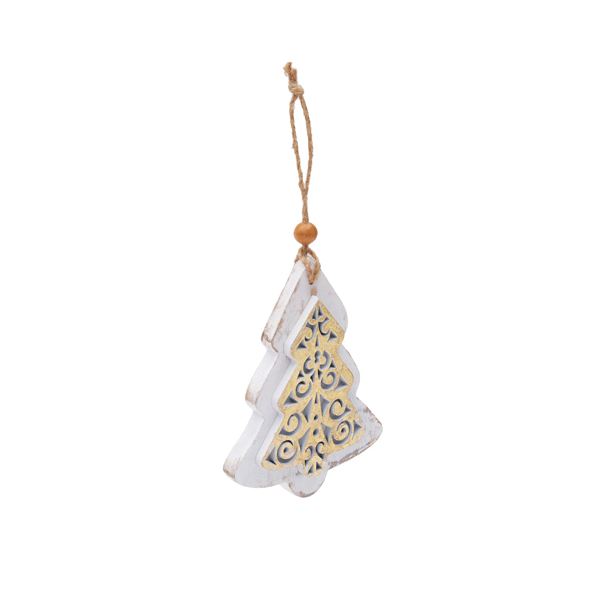 Gold Foil Christmas Tree Ornament