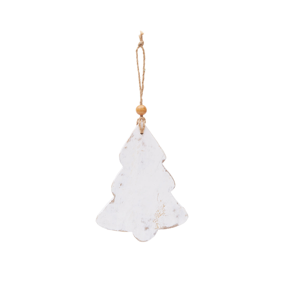 A Gold Foil Christmas Tree Ornament.