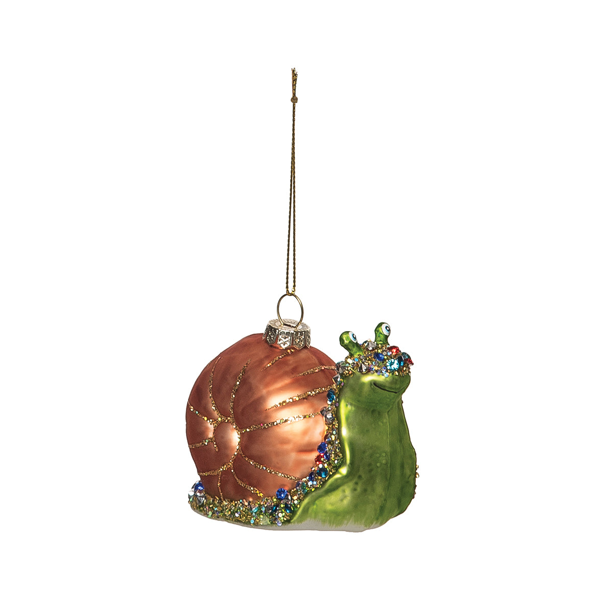 Snail Glass Ornament