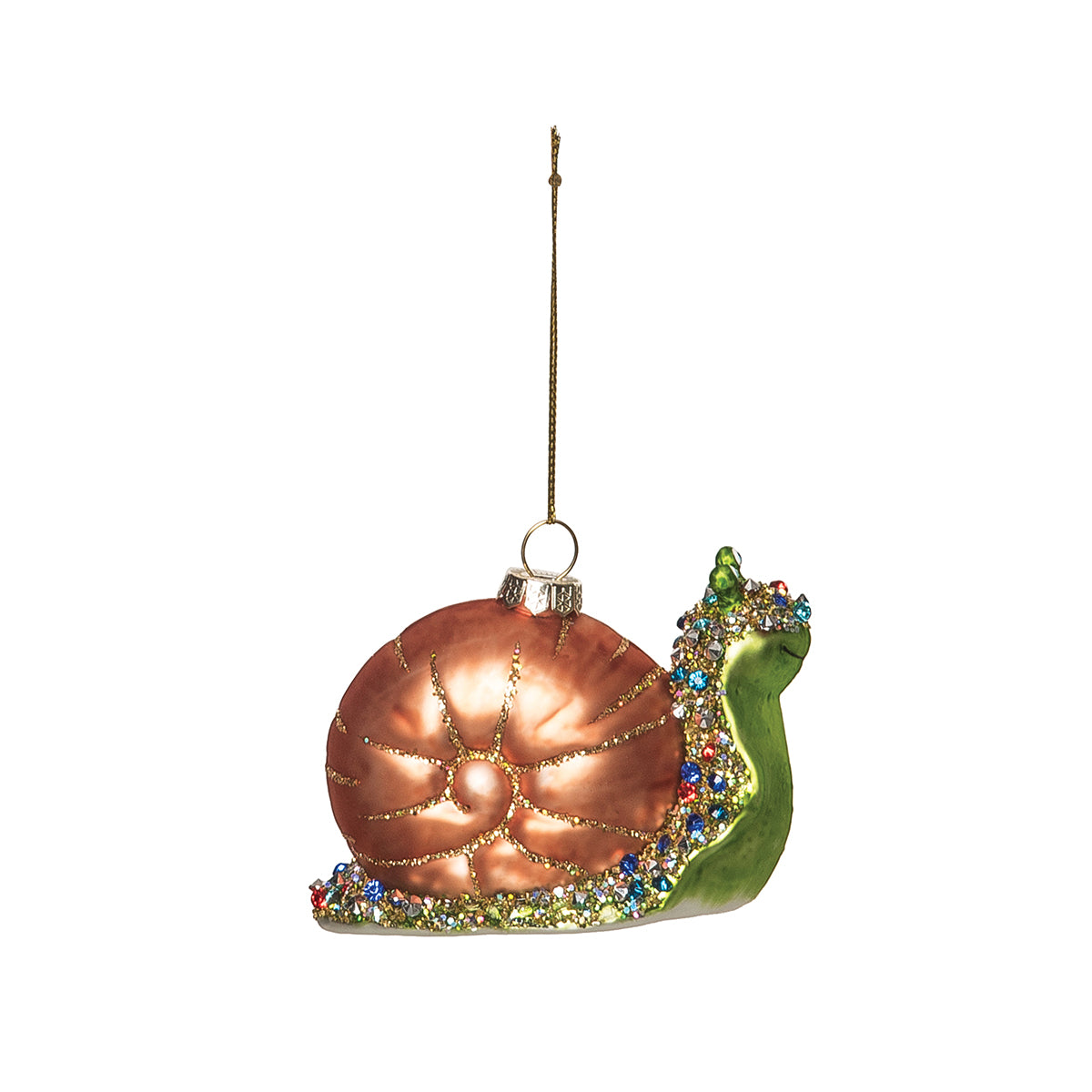 Snail Glass Ornament
