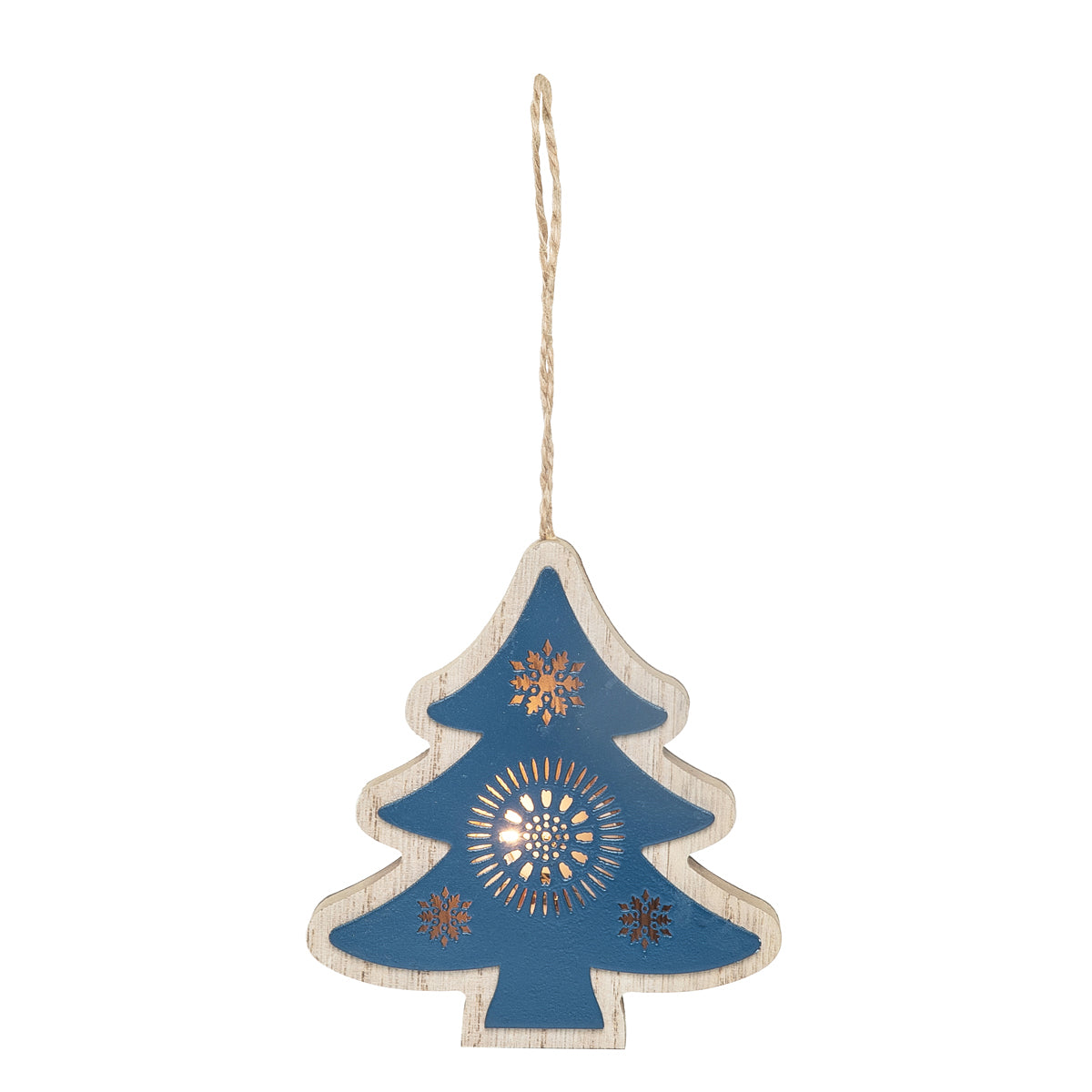 Blue Tree LED Ornament