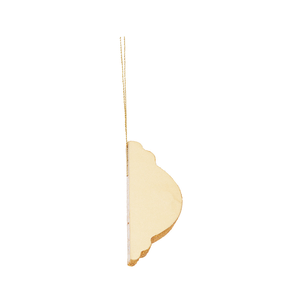 Honeycomb Paper Ochre Ornament