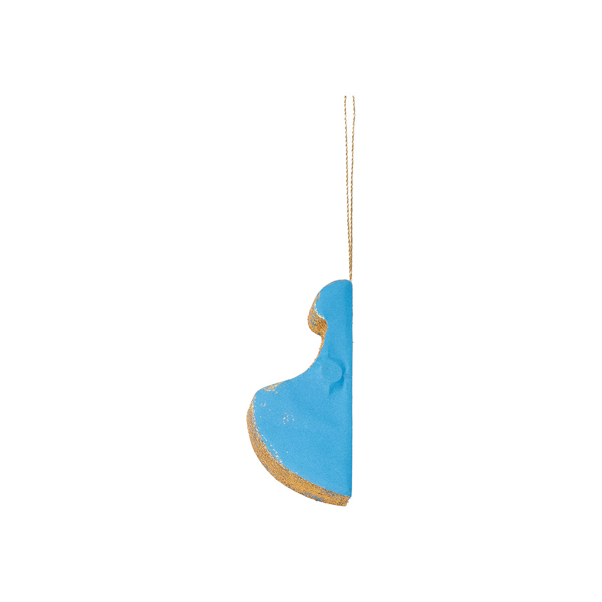 Honeycomb Paper Blue Ornament