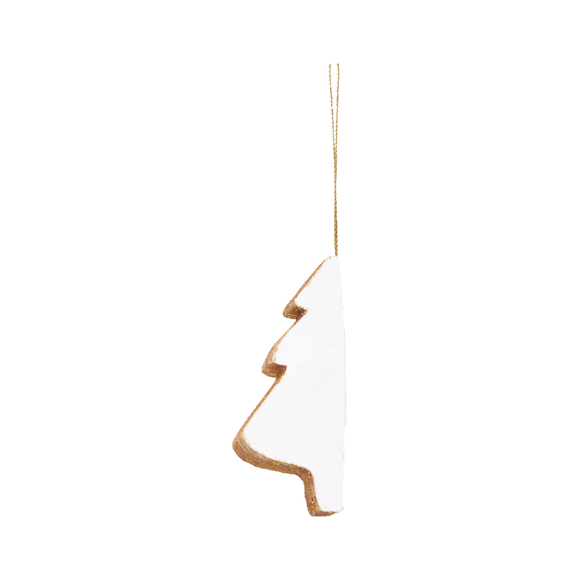 Honeycomb Paper White Tree Ornament
