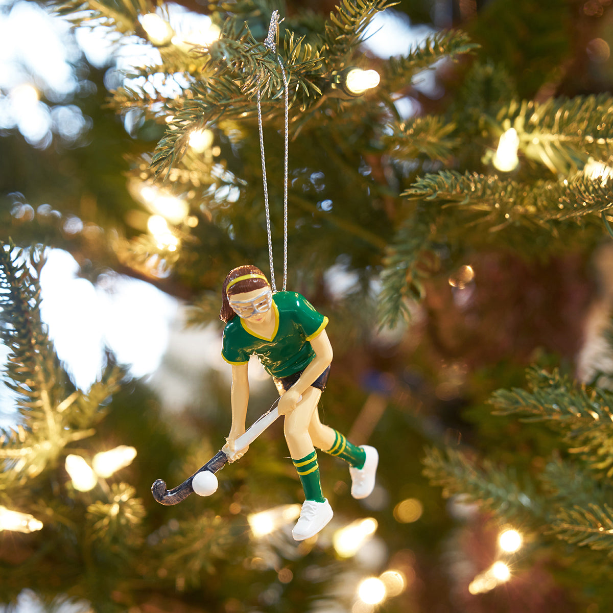Field Hockey Girl Ornament