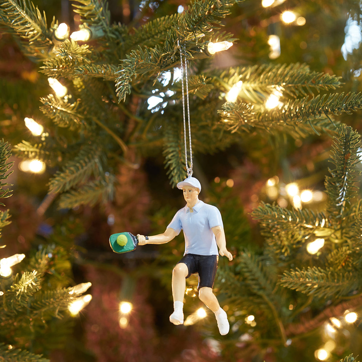 Pickleball Boy Ornament