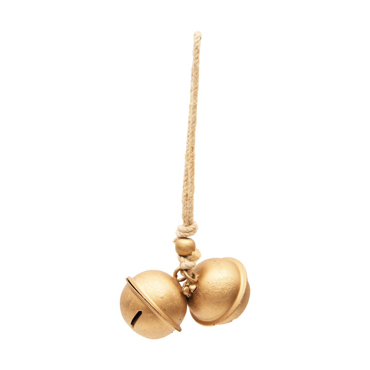 Gold Sleigh Bells Ornament