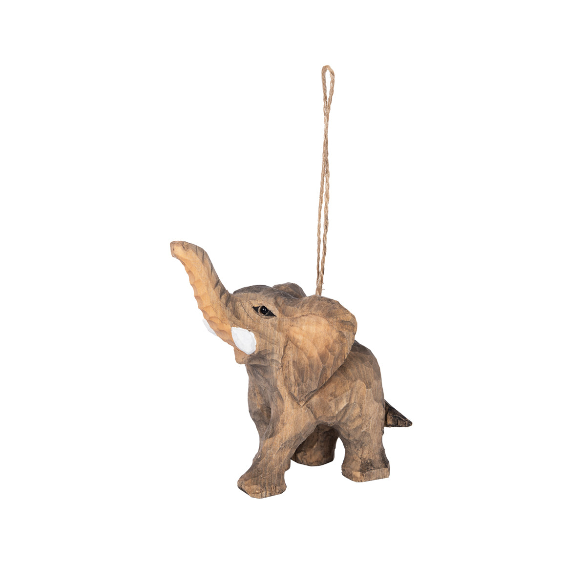 Elephant Wood Ornament